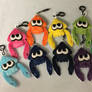 Splatoon Squid Plush Keychains