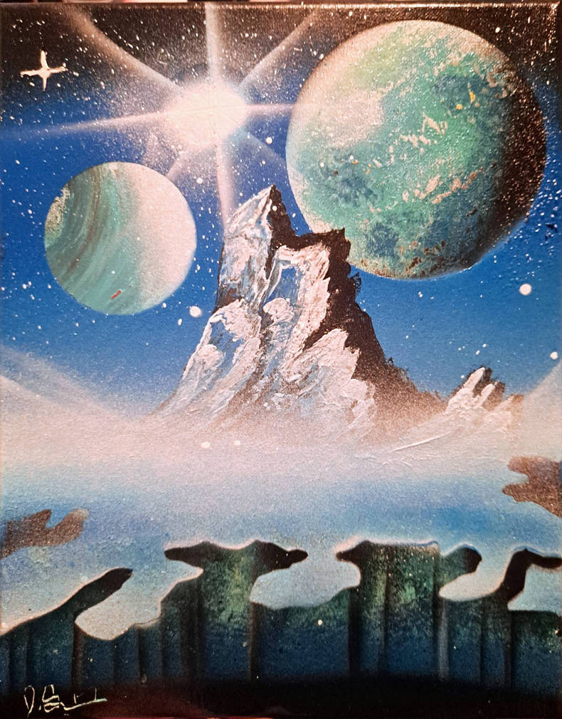 Blue rift valley. by JohnSprayArt on DeviantArt