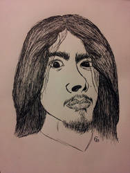 Ink self portrait