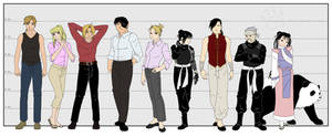 Ref. Sheet - The protagonists