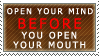 Open your Mind Stamp by quazo