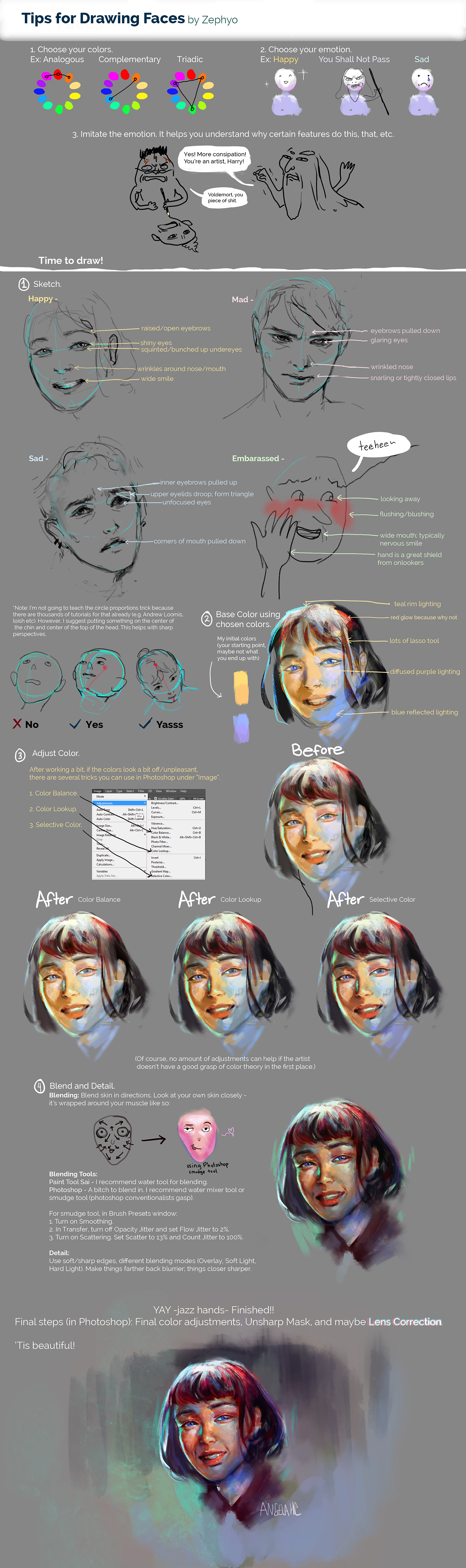 Tips for Drawing Faces