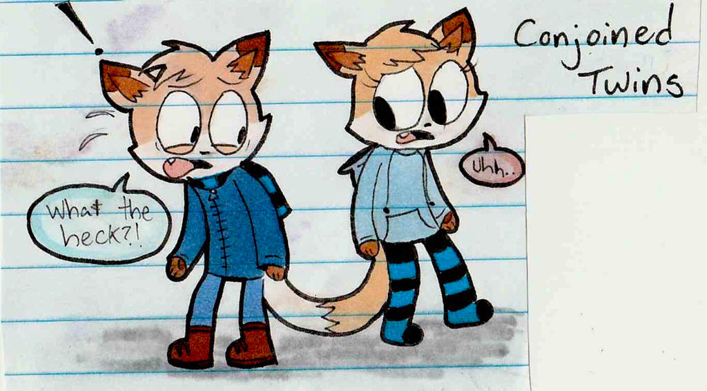 Conjoined Twins? (Colored) by MrGeloTheSecond on DeviantArt