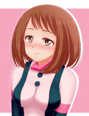 Ochaco Uraraka - My Hero Academia Fan Art by Sonheelight