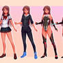 CM: Anime Girl Change Outfits