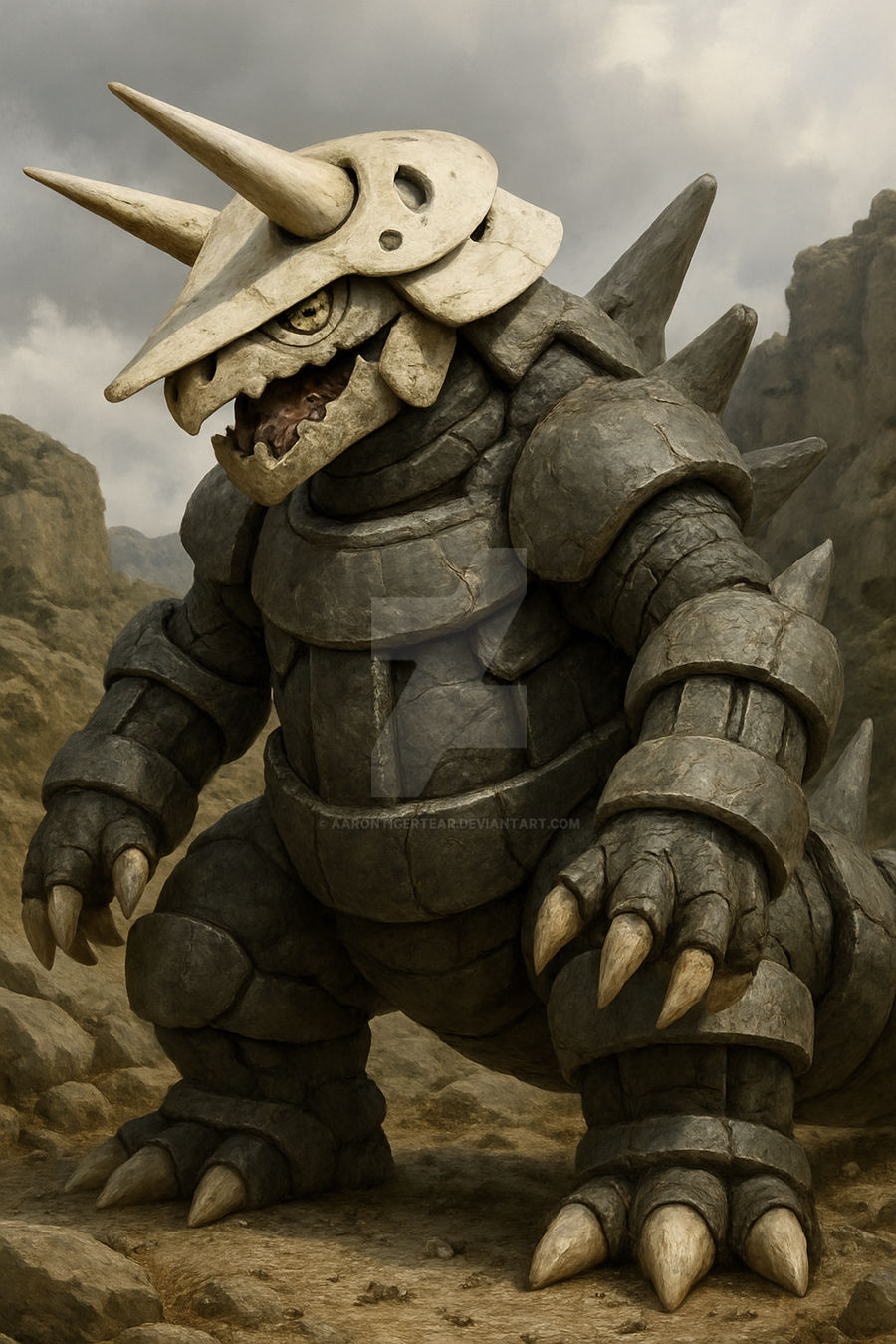 0306 - Aggron by AaronTigerTear on DeviantArt