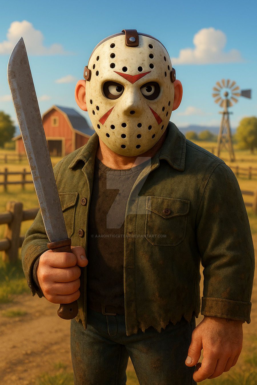 Jason Fill Back Jason Voorhees by AaronTigerTear on DeviantArt
