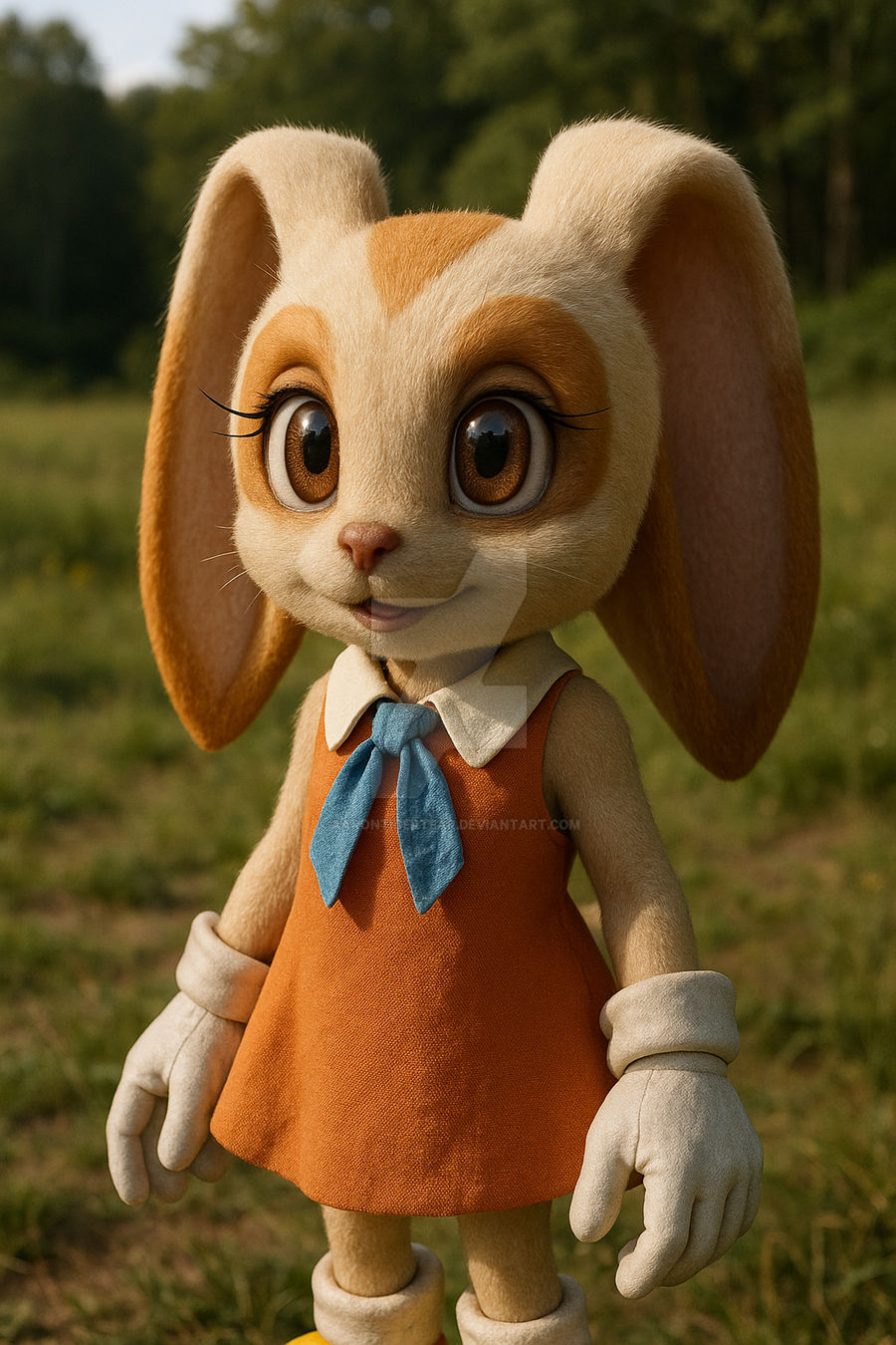 Cream The Rabbit Arm Cream the Rabbit by AaronTigerTear on DeviantArt