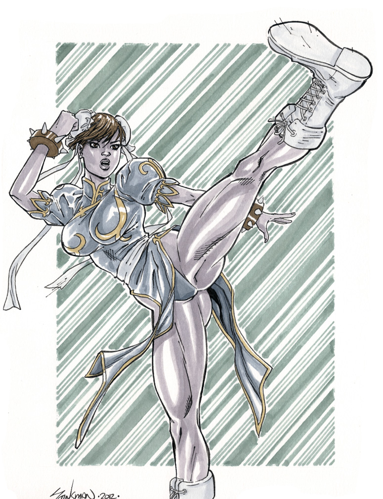 Street Fighter's Chuni Li Commission