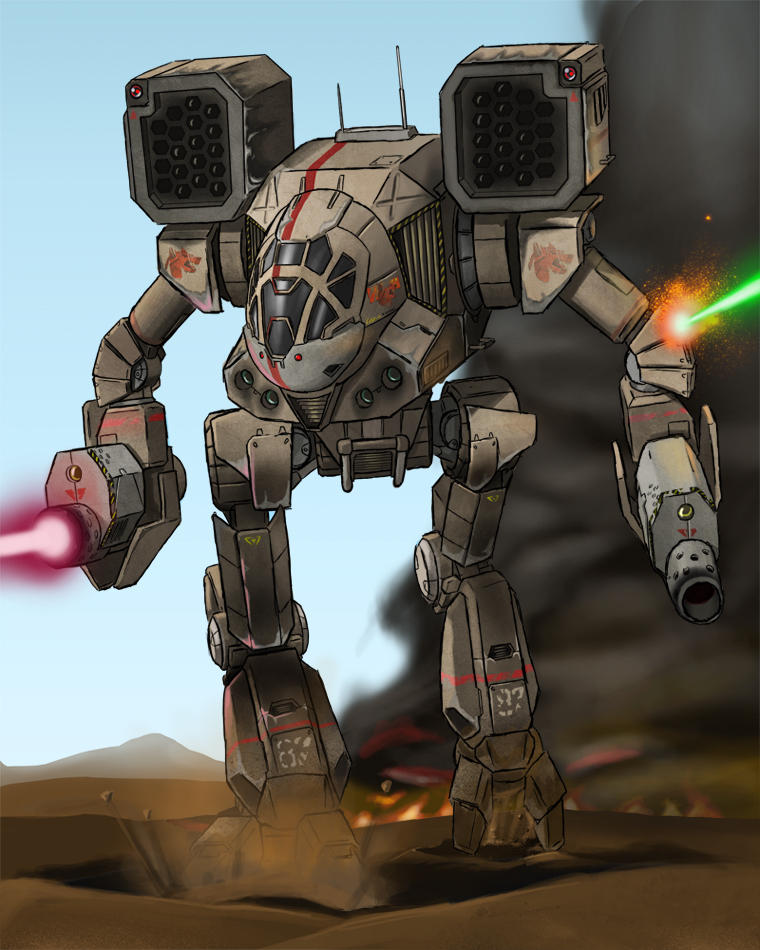 Mechwarrior - Timber Wolf by AzureChris on DeviantArt