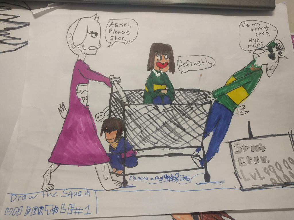Draw the squad Undertale 1 by swyman17 on DeviantArt