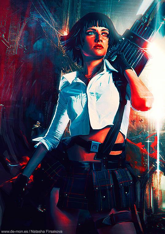 Lady Devil May Cry By De monVarela On DeviantArt lady-devil-may-cry-by-de-monvarela-on-deviantart