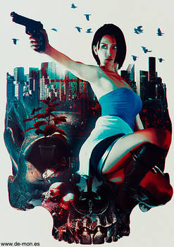 Jill Valentine - Resident Evil 3 fan art