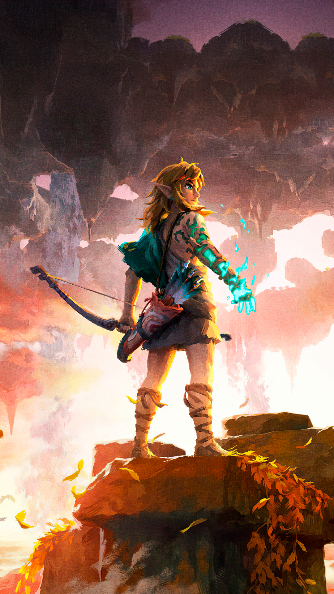 Link Zelda: Tears of the Kingdom Art 4K Wallpaper iPhone HD Phone