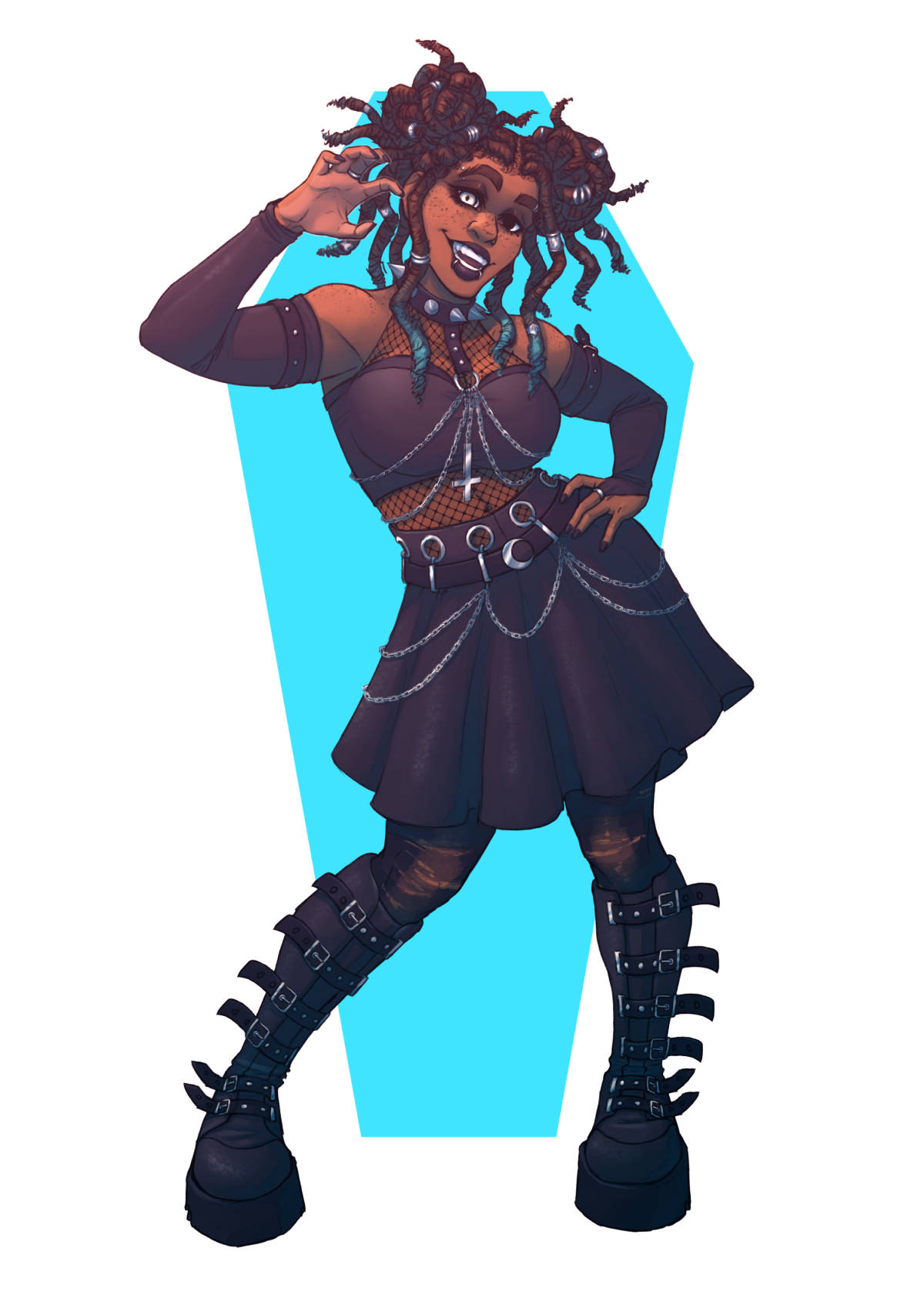 Death Rock Roxy Drawing Roxy by SkadefroDane on DeviantArt