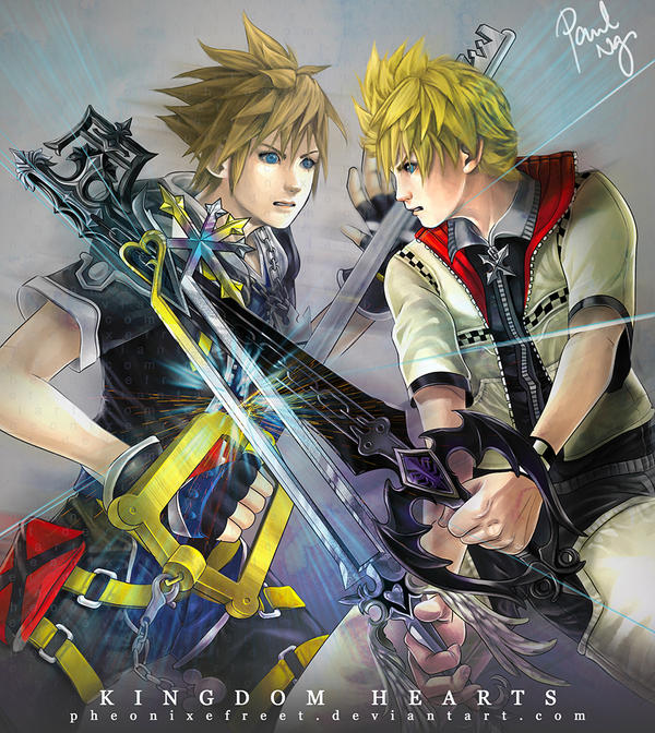 Kingdom Hearts - Sora vs Roxas