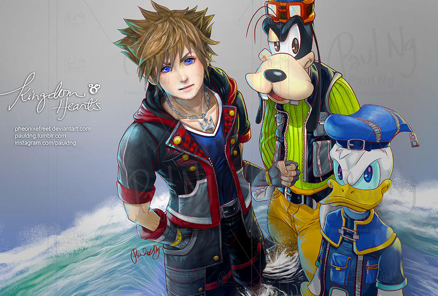 Kingdom Hearts - Sora Donald Goofy