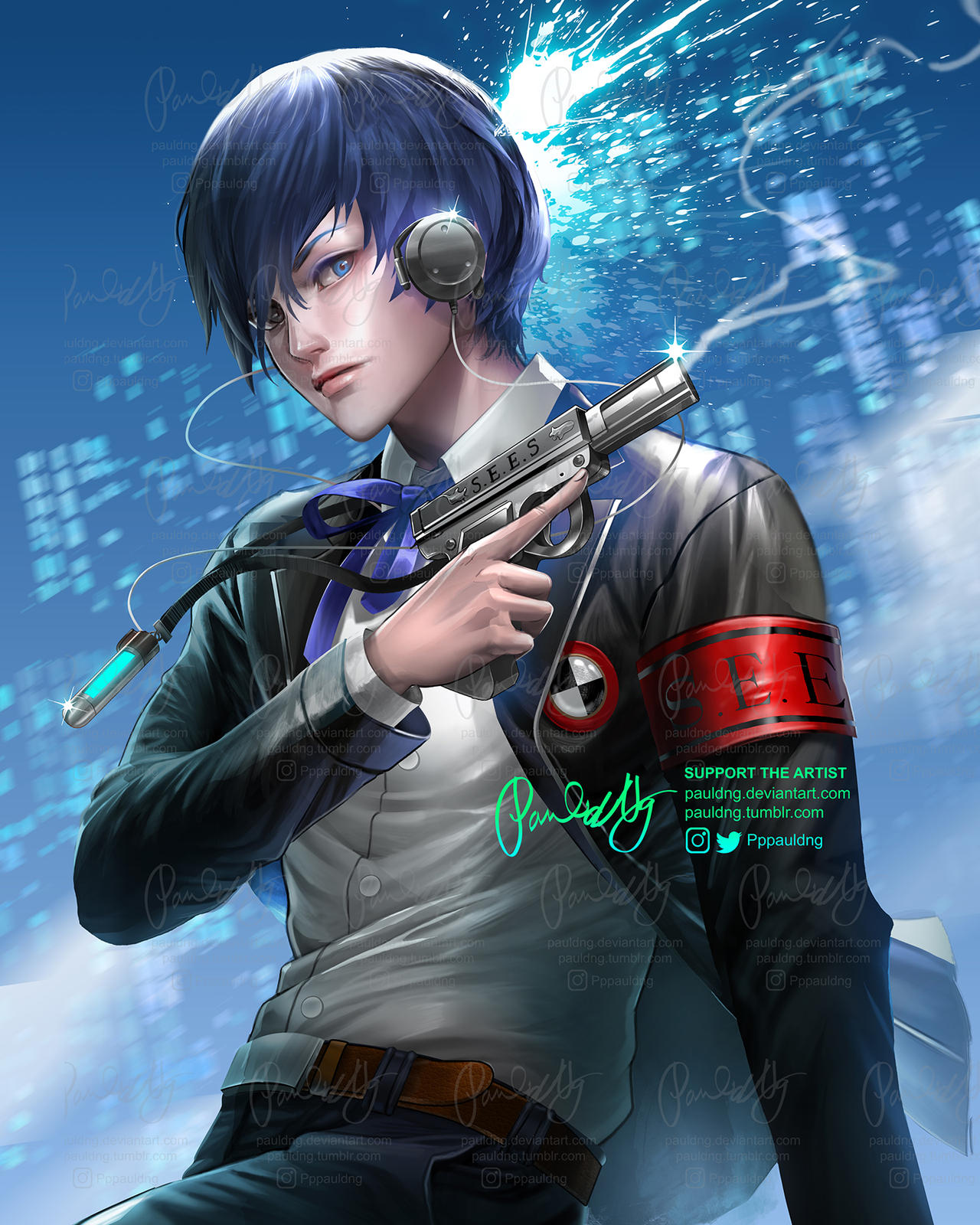 Persona 3 Makoto Yuki by pauldng on DeviantArt