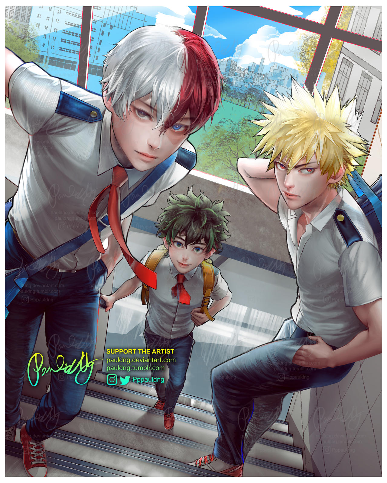 MHA Deku Todoroki Bakugo By Pauldng On DeviantArt mha-deku-todoroki-bakugo-by-pauldng-on-deviantart