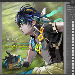 Genshin Impact Kinich WIP