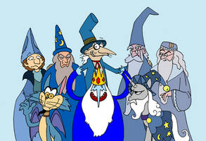 Wizards in blue