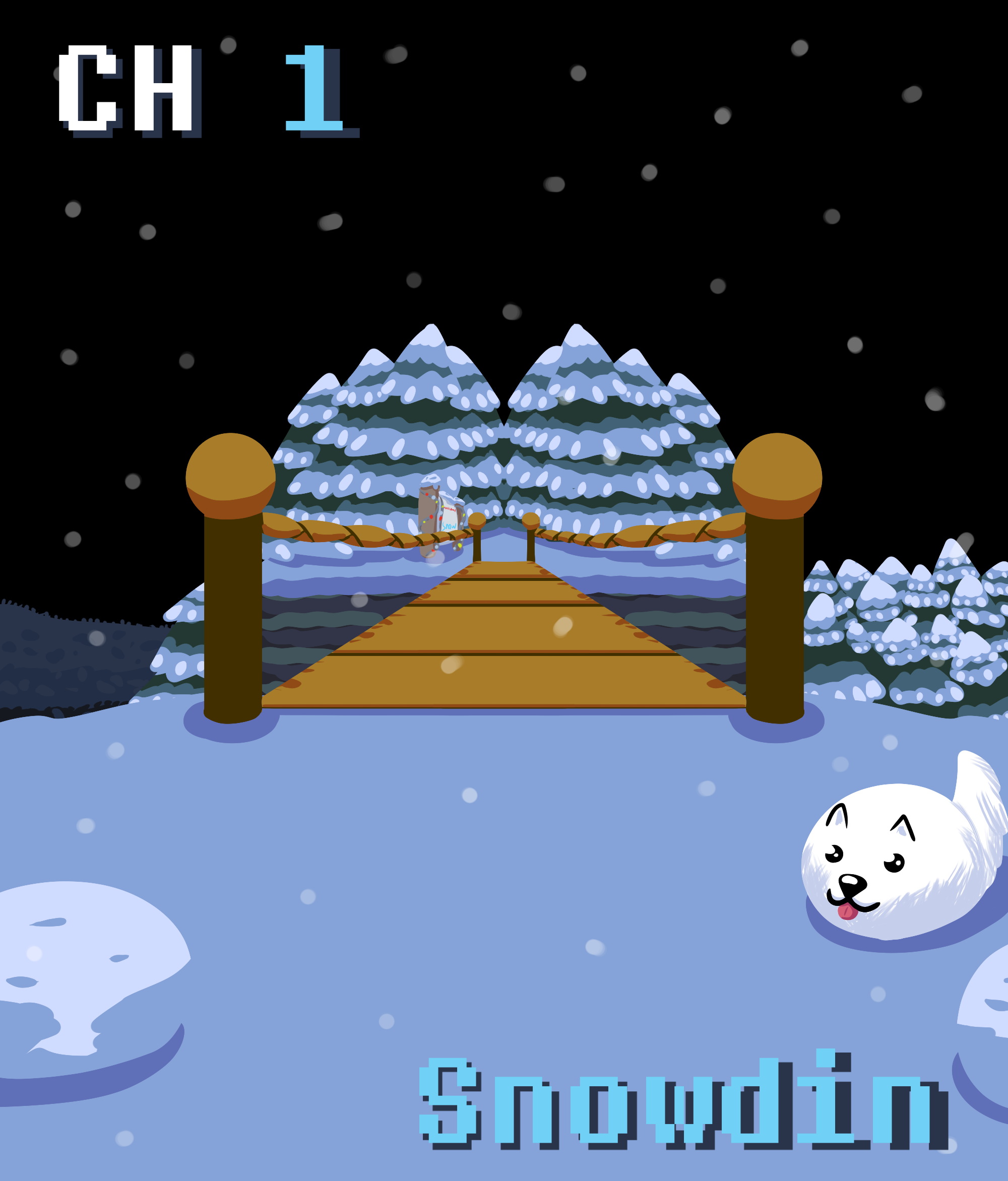 Snowdin Snow Pattern I'm No Better CH1 Snowdin Cover by Farflypants on DeviantArt