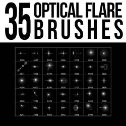 35 Optical Flare Brushes