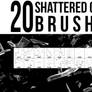 20 Shattered Glass Photoshop Brushes