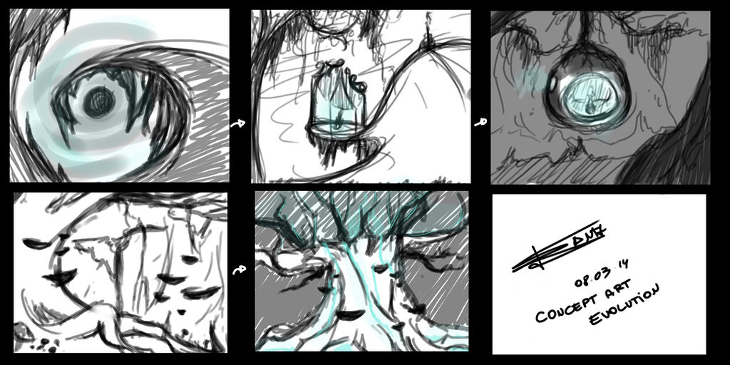Project Evolution Deviantart Concept art evolution by CaetanoWB on DeviantArt
