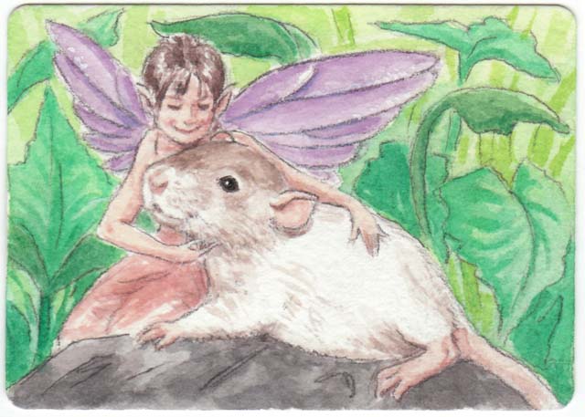 Thumbelina + her Fairy Friend