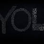 YOLO Typography Wallpaper