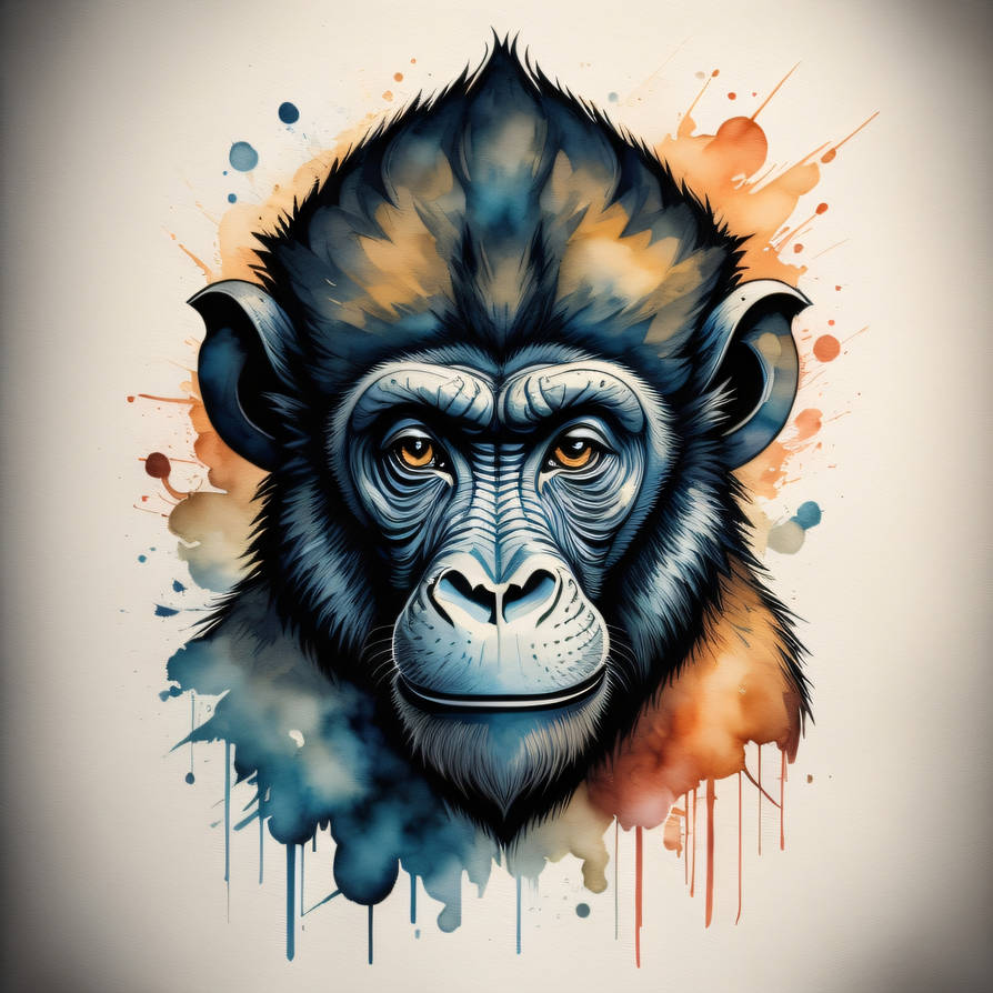 Monkey by Artvakato on DeviantArt