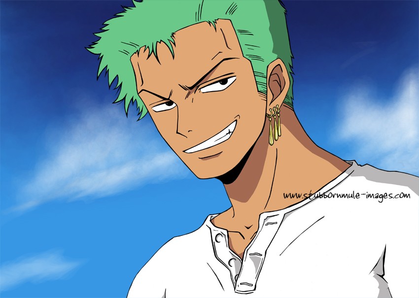 Roronoa Zoro face by Gkenzo on DeviantArt