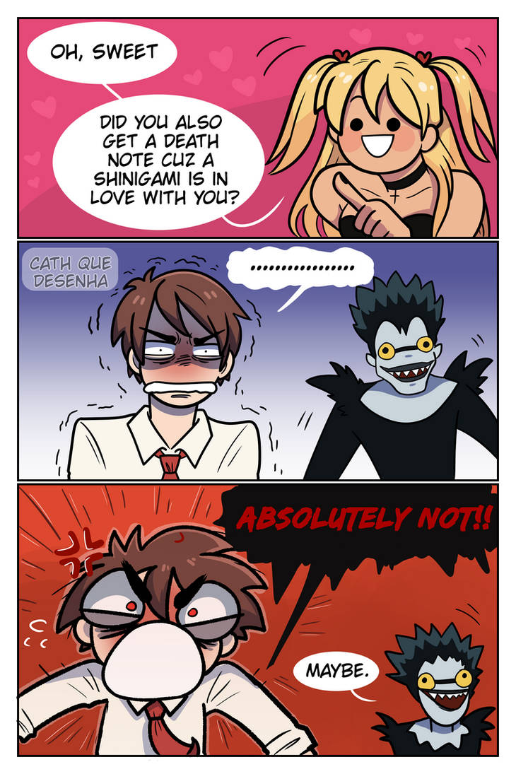 Dead Note Comics Death Note Comic 01 by Cath-que-desenha on DeviantArt