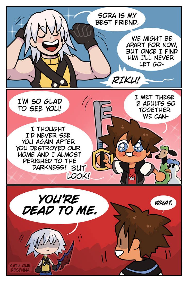 Kingdom Hearts Comic 04 by Cathquedesenha on DeviantArt