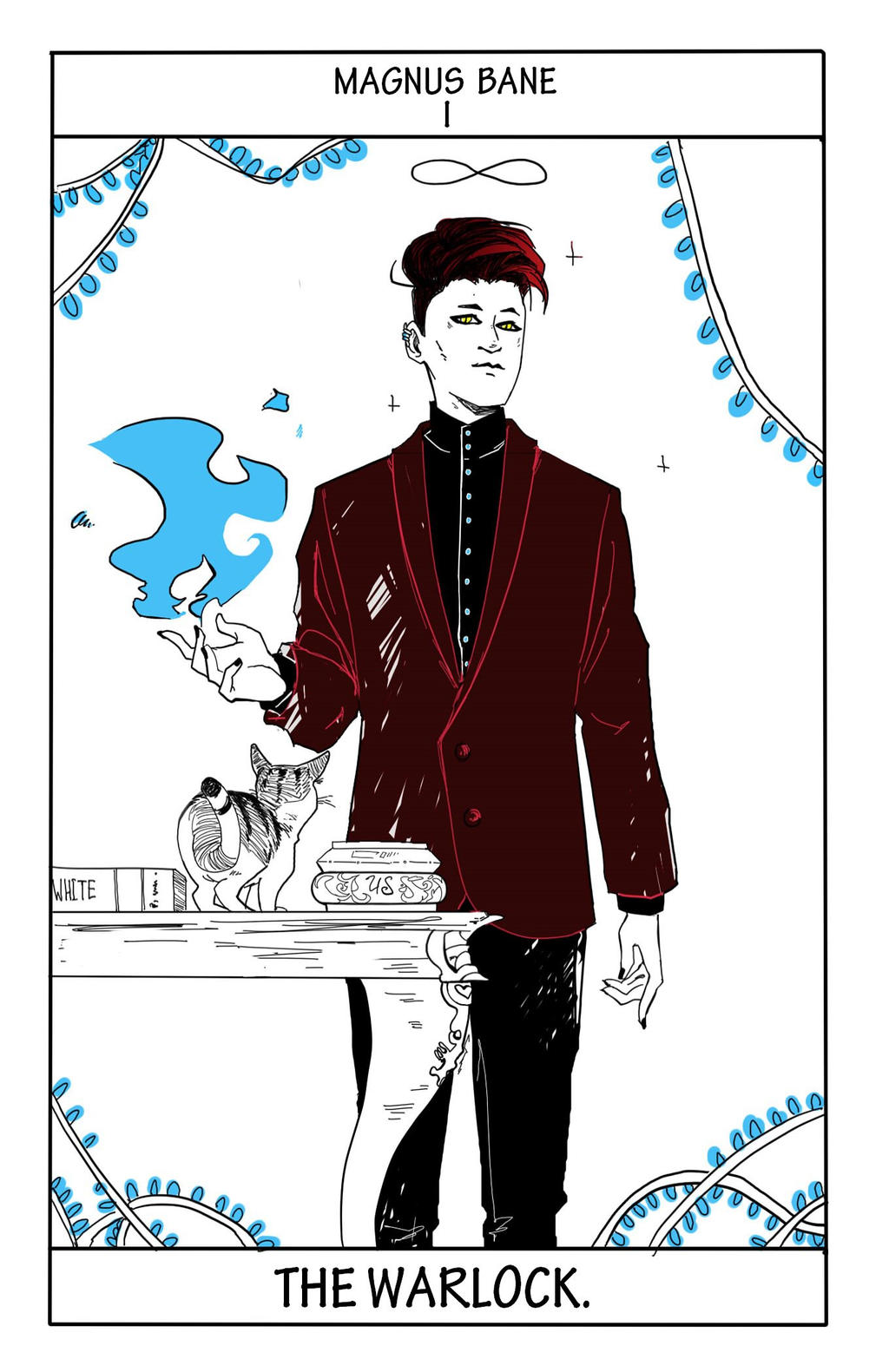 Magnus Bane the warlock by SlothfulDeer on DeviantArt