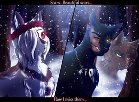 Scars of the Past (+Speedpaint) by Rose-Fox-LP