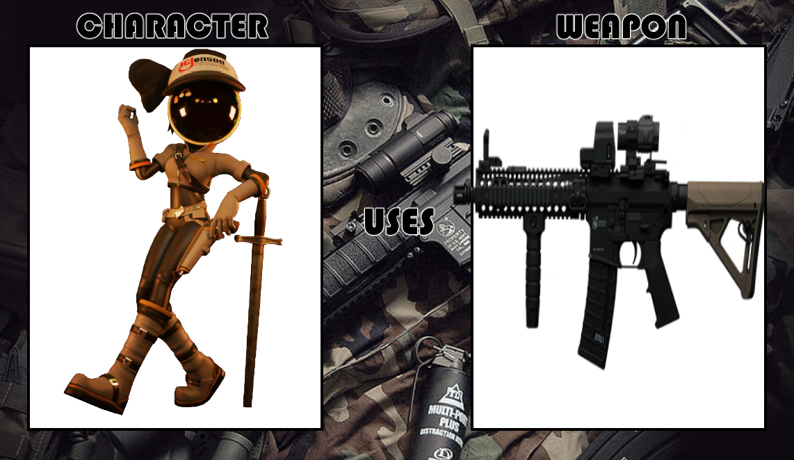 Character uses Weapon #2 by JuanDeleon250 on DeviantArt