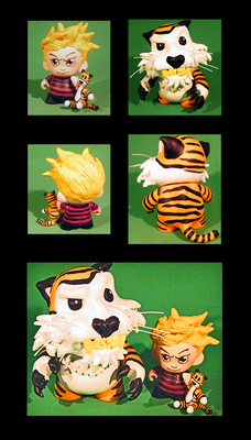 Calvin and  Hobbes Munnyworld Customs.