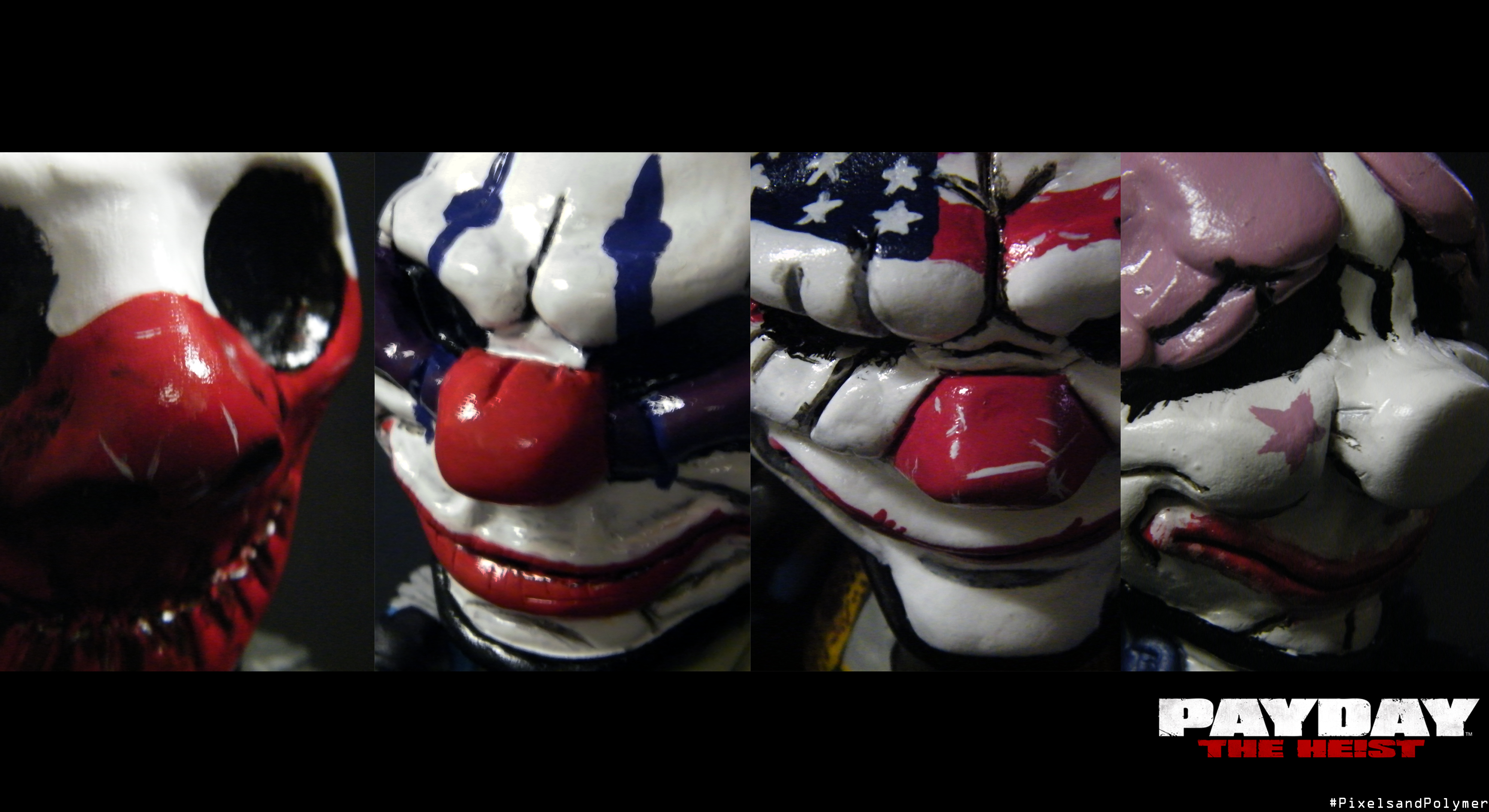 Payday 2 Wallpaper Featuring The Sculpts By Tripled153 On Deviantart