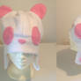 Pink panda fleece hat :D
