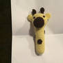 Crocheted Giraffe baby rattle