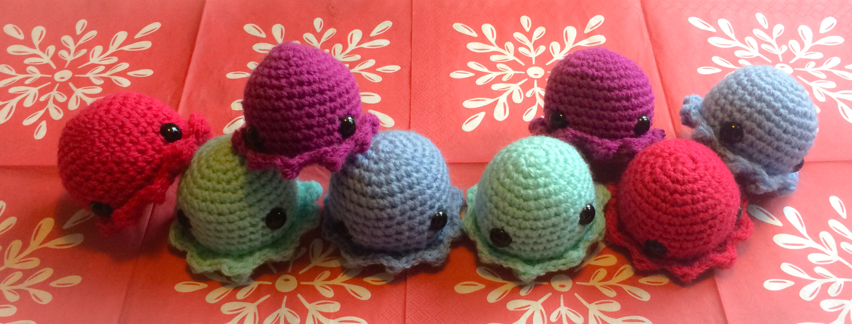 Cute octopus amigurumi toys