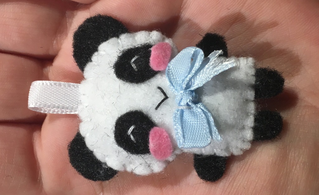 Cute felt panda