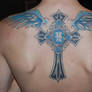 Cross with wings