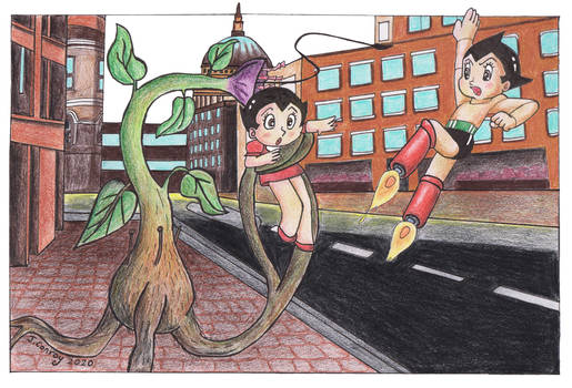 Astro Boy vs the Triffids