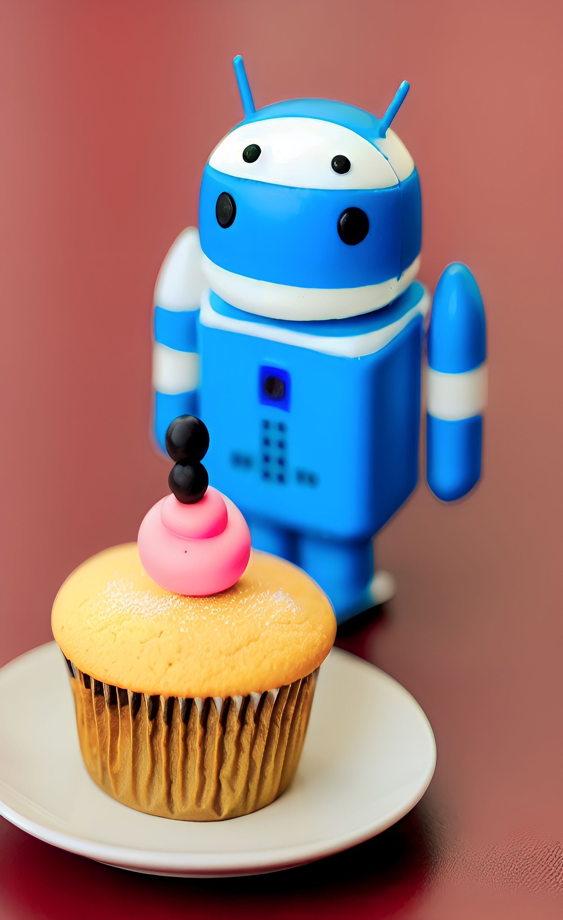 #TheMagicOfAI - Android Cupcake by TheNinjaCat27 on DeviantArt