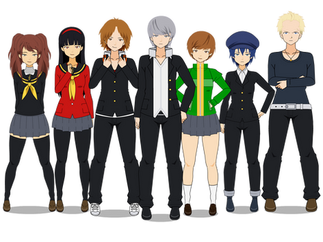 Persona 4 Crew (school pack)