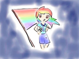 Simple Rainbow Dash (Humanized)