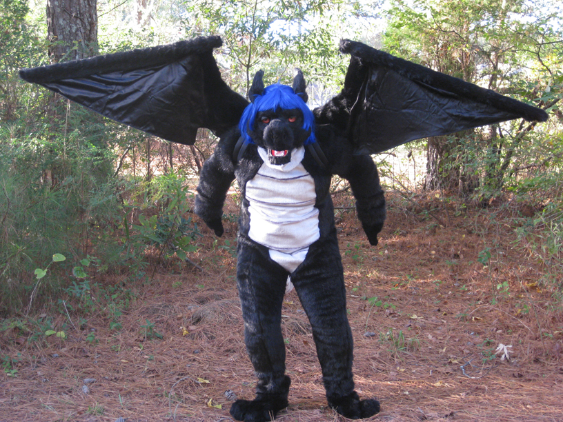 Black Dragon Open Wings